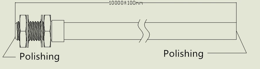 Fiber optic with connector