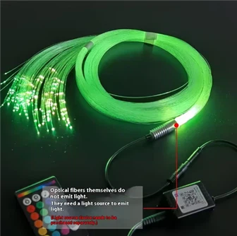 PMMA LED Fiber Optic Christmas Scene Decorative Lights Waterproof App Control